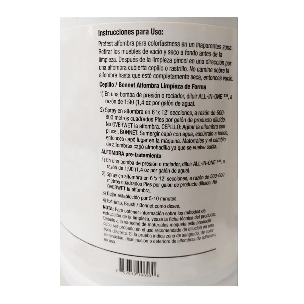 NCL All-IN-ONE Carpet Brush/Bonnet Cleaner/Bonnet buffing machine/Bonnet method/Carpet cleaning pad/Rotary bonnet/Carpet maintenance bonnet, 1 Gallon (Pack of 1)