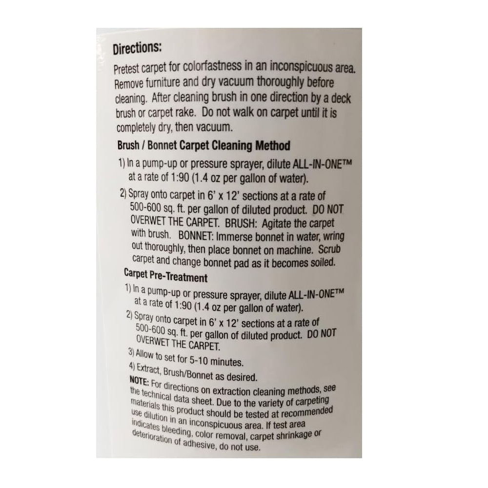 NCL All-IN-ONE Carpet Brush/Bonnet Cleaner/Bonnet buffing machine/Bonnet method/Carpet cleaning pad/Rotary bonnet/Carpet maintenance bonnet, 1 Gallon (Pack of 1)