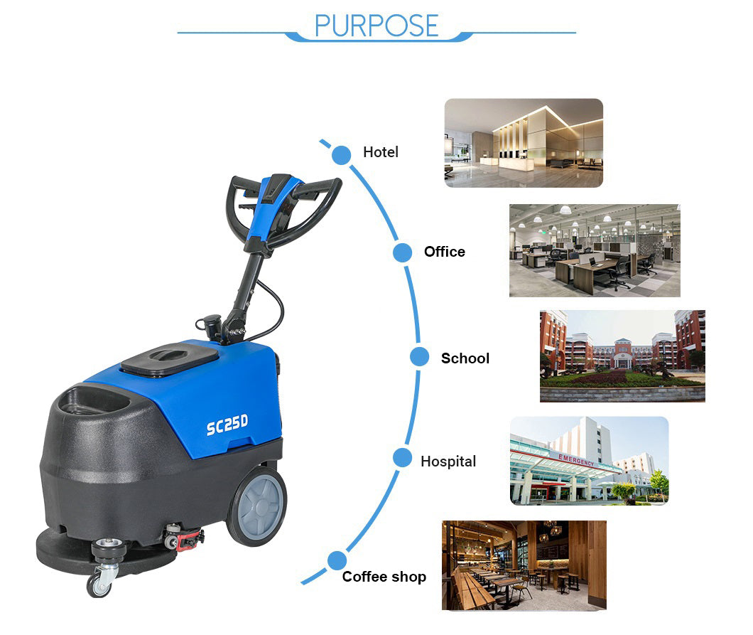 ZJS Electric Auto Scrubbers 16”