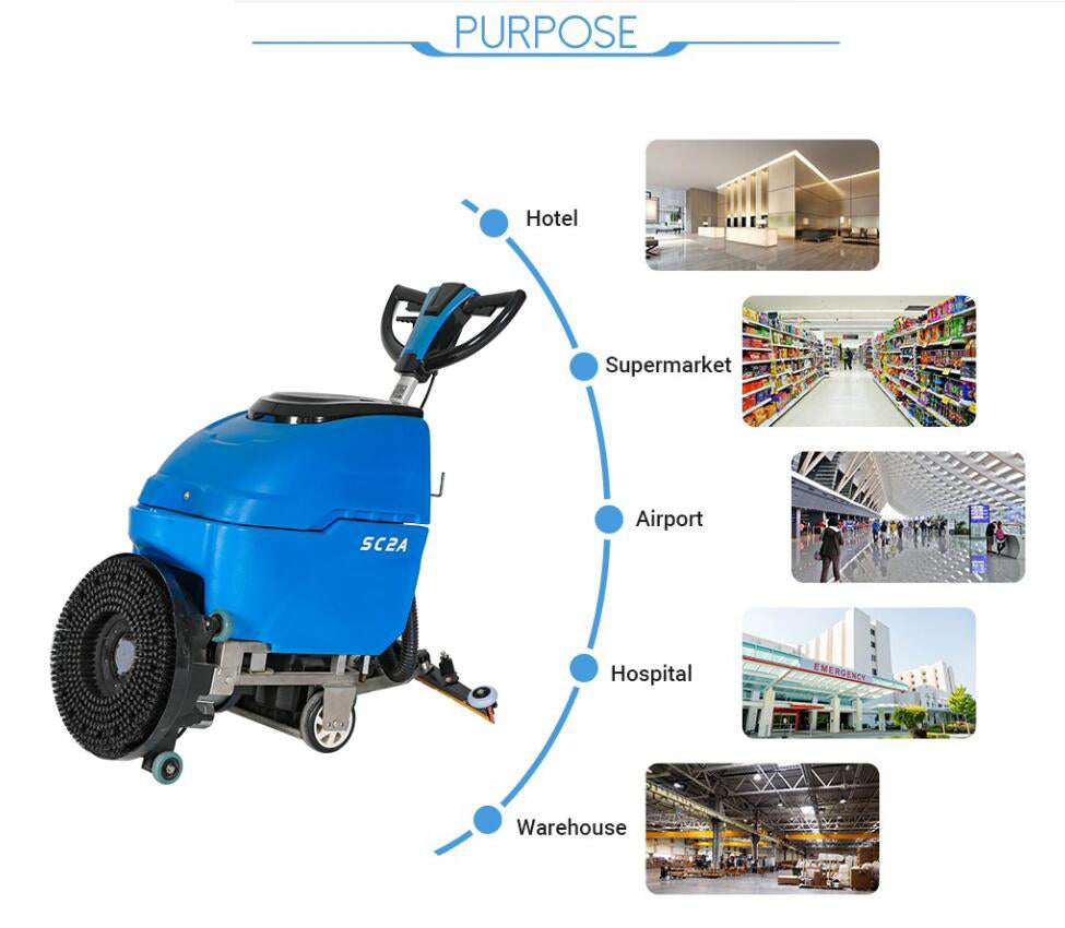 ZJS Electric Auto Scrubbers 18”