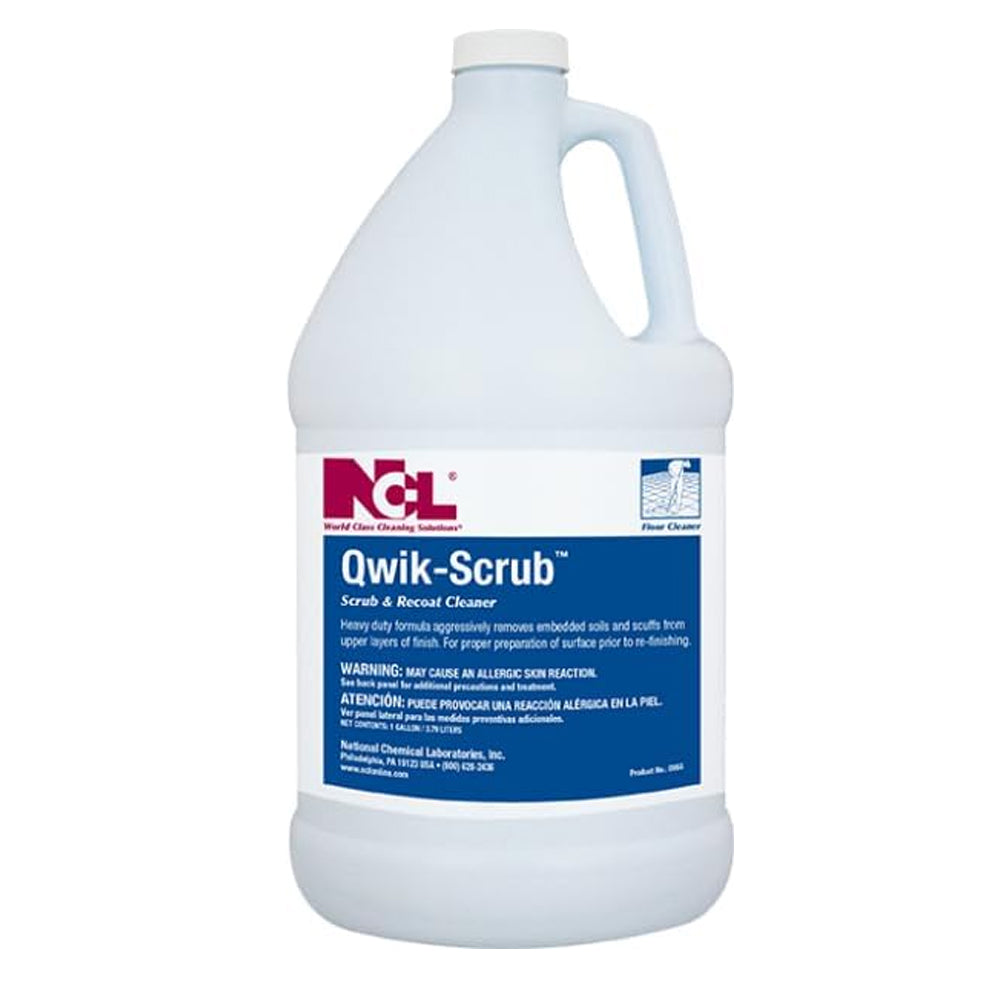 NCL QWIK-SCRUB SCRUB & RECOAT CLEANER HEAVY DUTY FORMULA