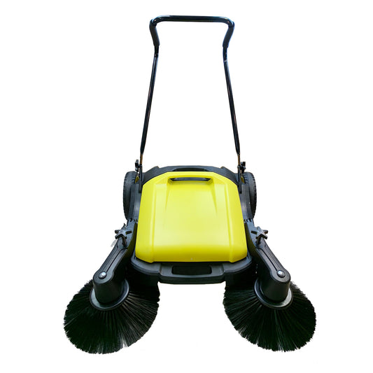 Manual Push Sweeper 36", Floor, Broom, Non Electric, Sweepers for Hardwood, Coldless, Vacuum, Leaf, Hand, Hard Floor, Grass, Power